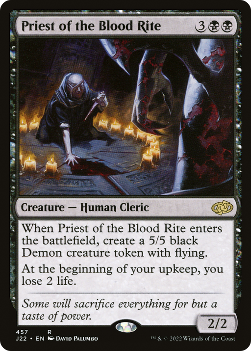 Priest of the Blood Rite (J22-457) [Jumpstart 2022] MTG Single Wizards of the Coast