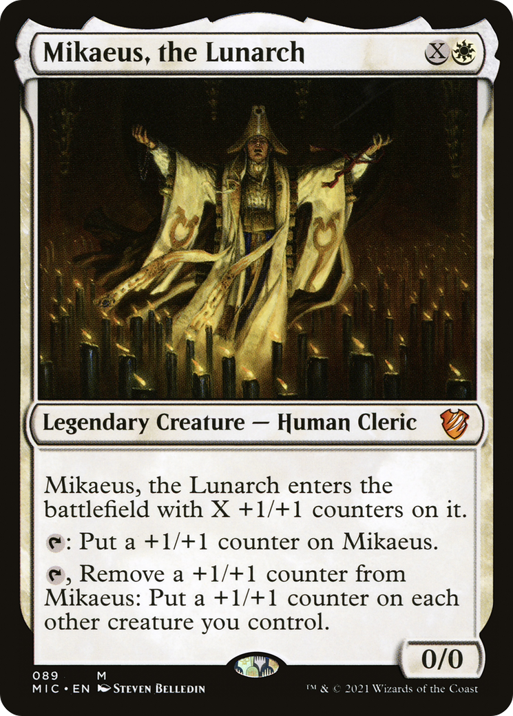 Mikaeus, the Lunarch (MIC-089) [Midnight Hunt Commander] MTG Single Wizards of the Coast
