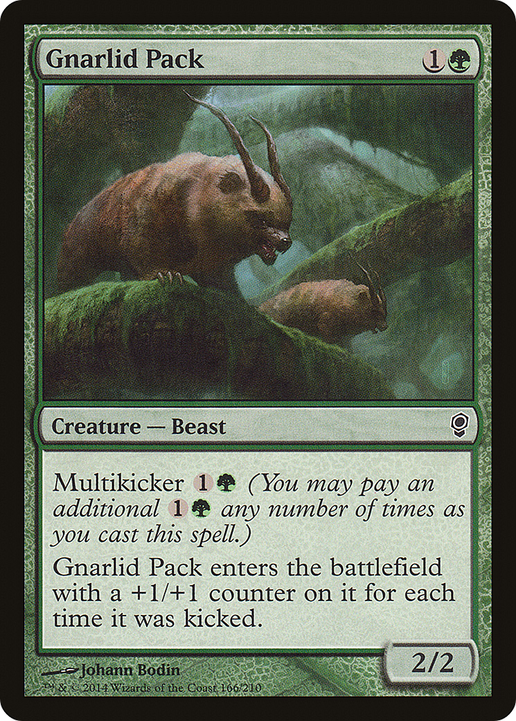 Gnarlid Pack (CNS-166) [Conspiracy] Foil MTG Single Wizards of the Coast