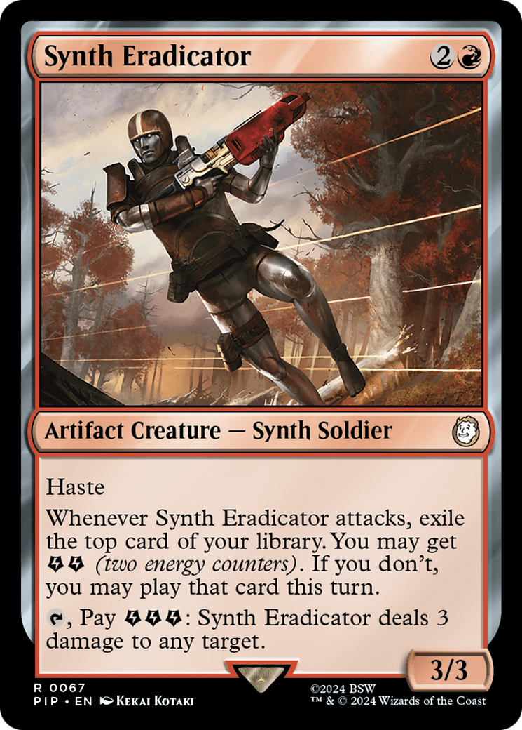 Synth Eradicator (PIP-067) [Fallout] Foil MTG Single Wizards of the Coast