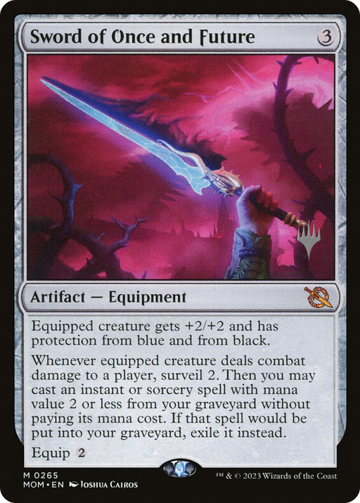 Sword of Once and Future (PPMOM-265) [March of the Machine Promos] Foil MTG Single Wizards of the Coast
