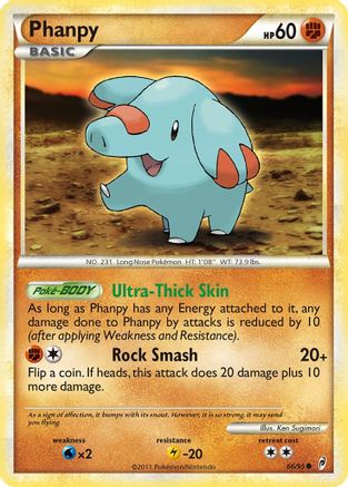 Phanpy (66/95) Reverse Holofoil [HGSS: Call of Legends] Pokemon Single Pokémon