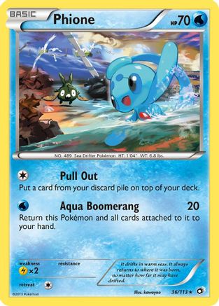 Phione (36/113) [BW: Legendary Treasures] Pokemon Single Pokémon