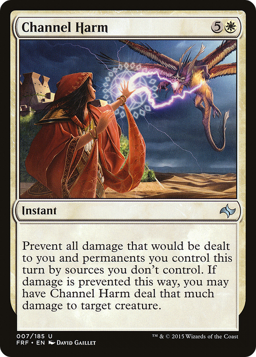 Channel Harm (FRF-007) [Fate Reforged] Foil MTG Single Wizards of the Coast