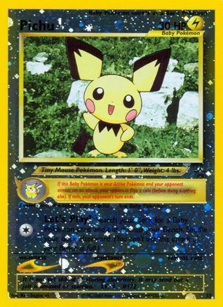Pichu (35/53) - [Promos: WoTC Promo] Reverse Holofoil Pokemon Single Pokémon