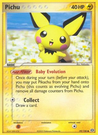 Pichu (/106) Reverse Holofoil [EX: Emerald] Pokemon Single Pokémon