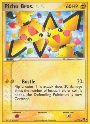 Pichu Bros. 16/17 [Promos: POP Series 3] Pokemon Single Pokémon
