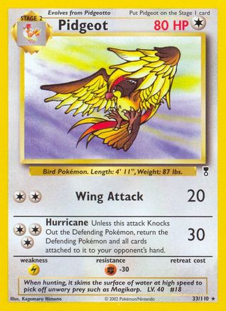 Pidgeot (/110) Reverse Holofoil [Vintage: Legendary Collection] Pokemon Single Pokémon