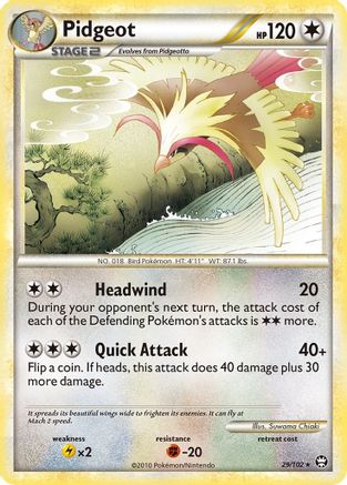 Pidgeot (/102) [HGSS: Triumphant] Pokemon Single Pokémon