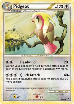 Pidgeot (/95) [HGSS: Call of Legends] Pokemon Single Pokémon