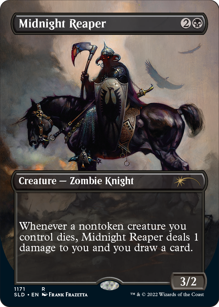 Midnight Reaper (SLD-1171) [Secret Lair] Drop (Borderless) Foil MTG Single Wizards of the Coast