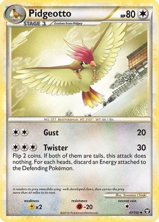 Pidgeotto (/102) Reverse Holofoil [Triumphant] Pokemon Single Pokémon