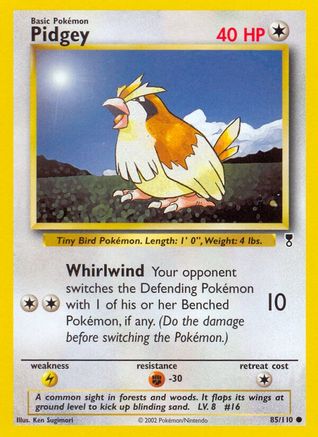 Pidgey (/110) Reverse Holofoil [Vintage: Legendary Collection] Pokemon Single Pokémon