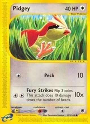 Pidgey (/165) Reverse Holofoil [Vintage: Expedition] Pokemon Single Pokémon