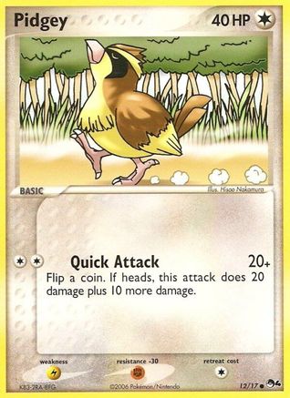 Pidgey 012/017 [Promos: POP Series 4] Pokemon Single Pokémon