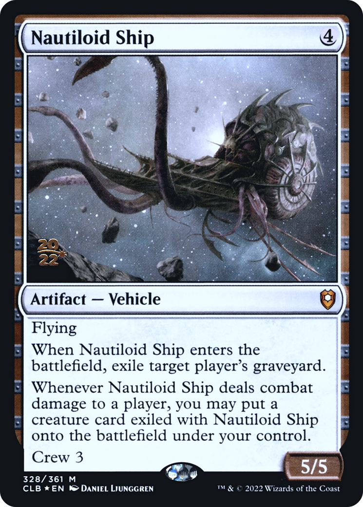 Nautiloid Ship (PRE-328) [Battle for Baldur's Gate Promos] Foil MTG Single Wizards of the Coast