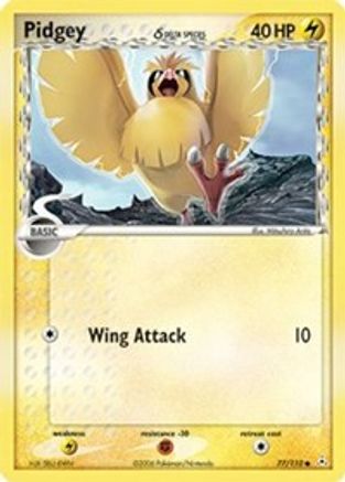 Pidgey (Delta Species) (77/110) [EX: Holon Phantoms] Pokemon Single Pokémon