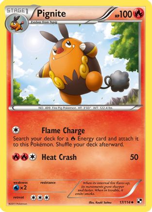 Pignite (17/114) [BW: Base Set] Pokemon Single Pokémon