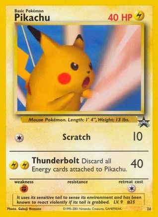 Pikachu (SNAP Promo) (26/53) [Promos: WoTC Promo] Pokemon Single Pokémon