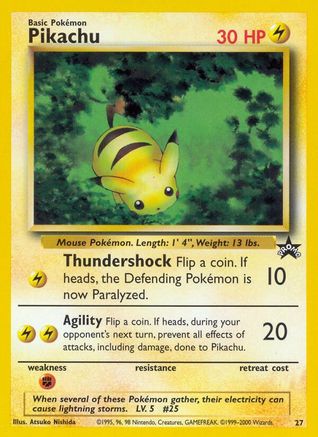 Pikachu (27/53) [Promos: WoTC Promo] Pokemon Single Pokémon