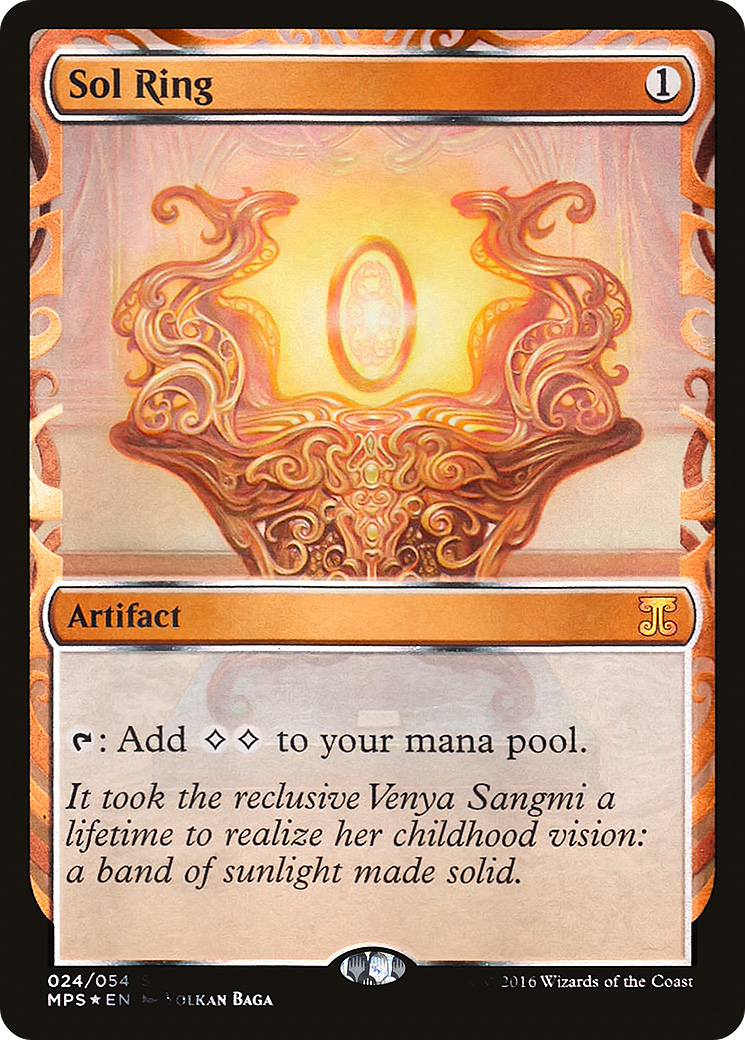 Sol Ring (MPS-024) [Kaladesh Inventions] Foil MTG Single Wizards of the Coast