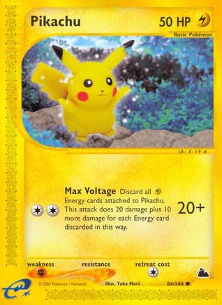 Pikachu (/144) Reverse Holofoil [Vintage: Skyridge] Pokemon Single Pokémon