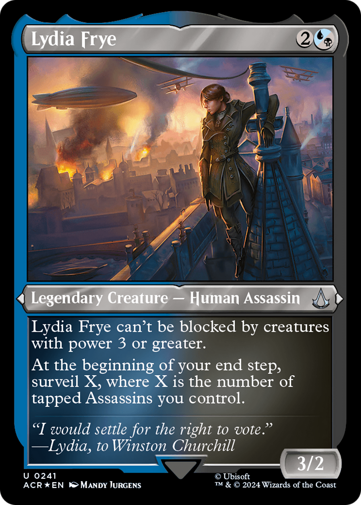 Lydia Frye (ACR-241) [Assassin's Creed] Etched Foil MTG Single Wizards of the Coast