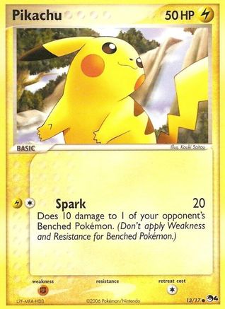 Pikachu (13/17) Holofoil [Promos: POP Series 4] Pokemon Single Pokémon