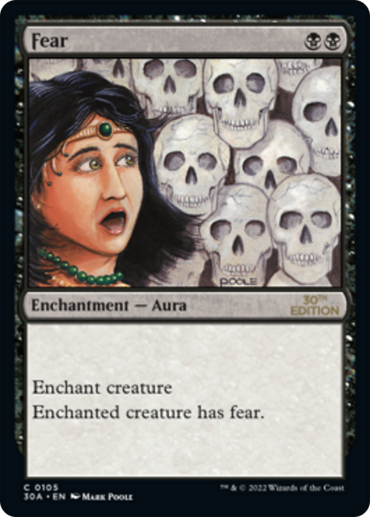 Fear (30A-105) [30th Anniversary Edition] MTG Single Wizards of the Coast