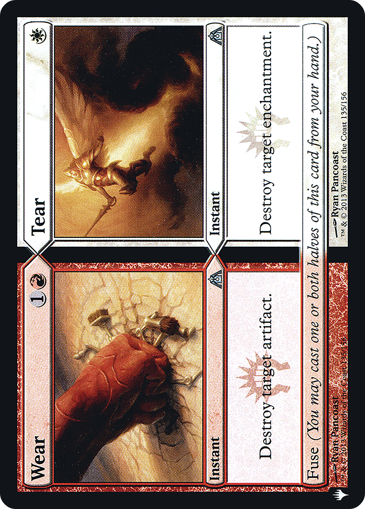 Wear // Tear (LIST-135) [Mystery Booster] The List Foil MTG Single Wizards of the Coast