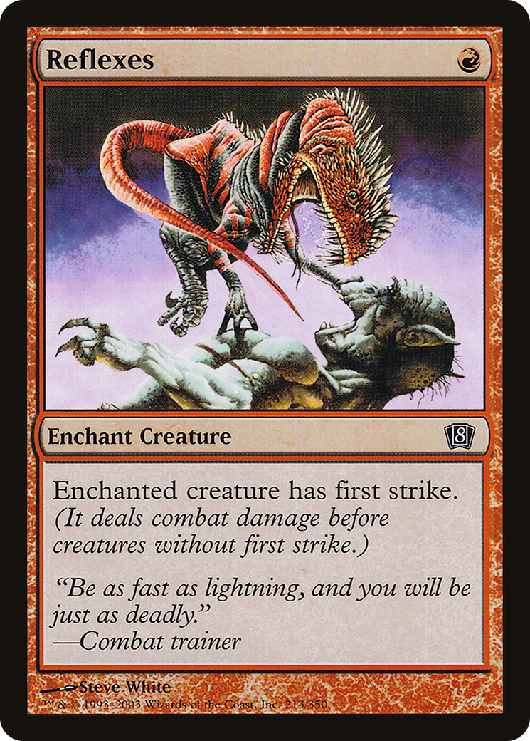 Reflexes (8ED-213) [8th Edition] Foil MTG Single Wizards of the Coast