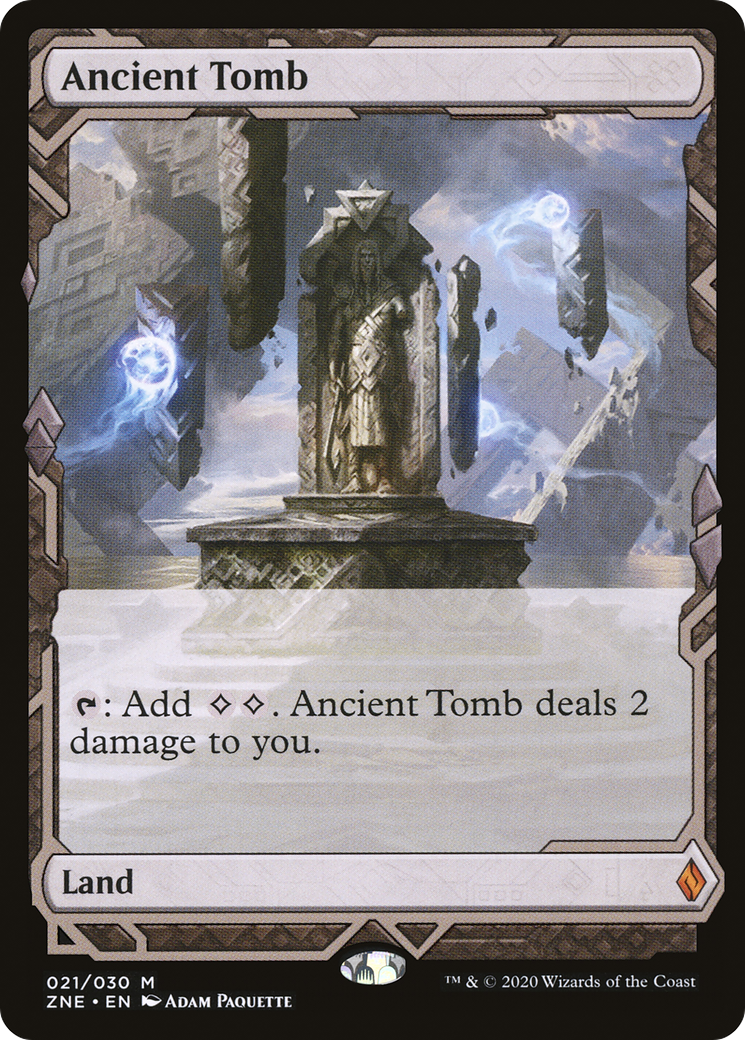 Ancient Tomb (ZNE-021) [Zendikar Rising Expeditions] MTG Single Wizards of the Coast