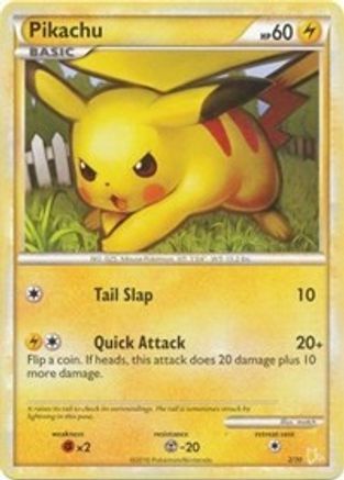 Pikachu (#16) () [HGSS: Trainer Kit Gyarados & Raichu] Pokemon Single Pokémon