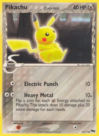 Pikachu (Delta Species) 13/17 [Promos: POP Series 5] Pokemon Single Pokémon