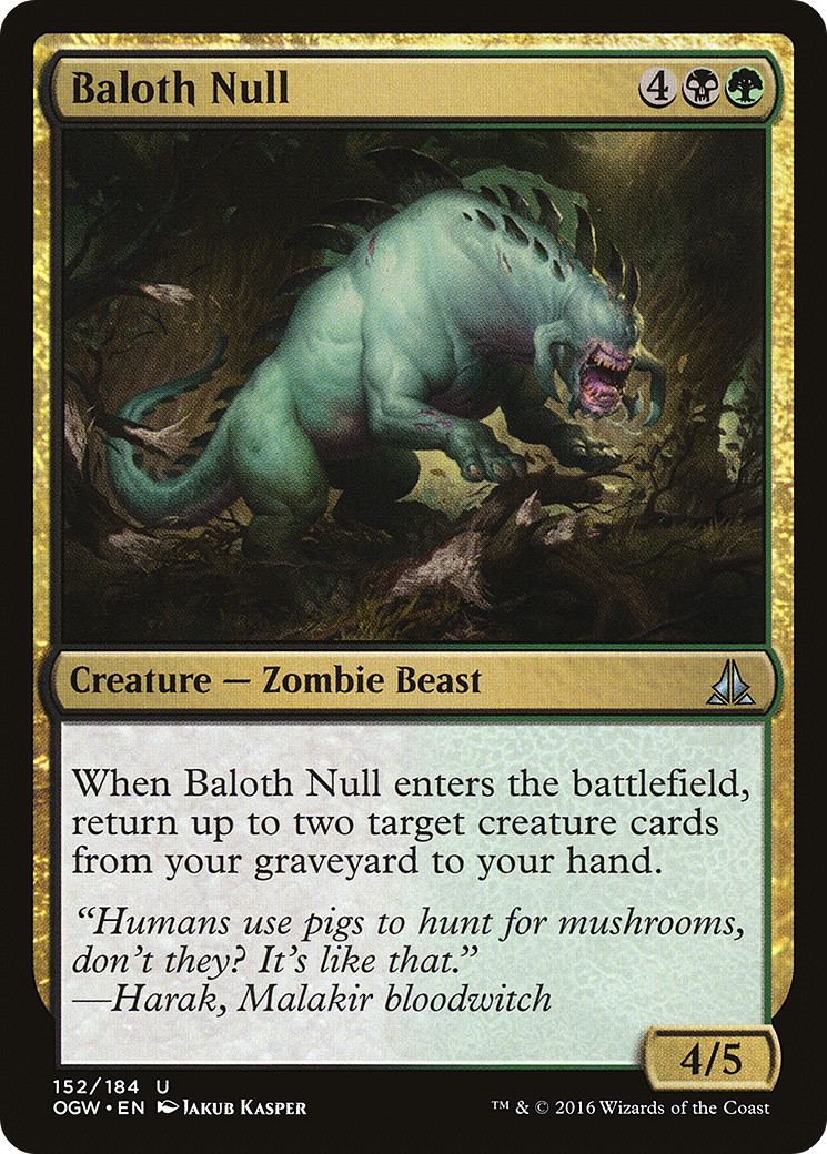 Baloth Null (OGW-152) [Oath of the Gatewatch] MTG Single Wizards of the Coast