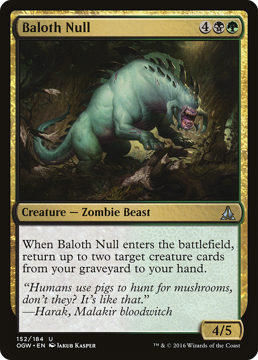 Baloth Null (OGW-152) [Oath of the Gatewatch] MTG Single Wizards of the Coast