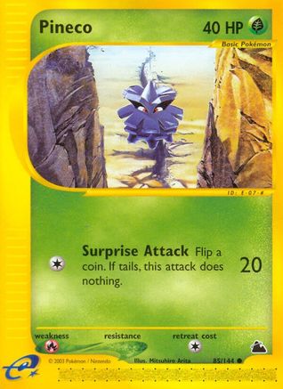 Pineco (85) (/144) Reverse Holofoil [Vintage: Skyridge] Pokemon Single Pokémon