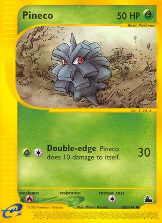 Pineco 086/144 [Vintage: Skyridge] Pokemon Single Pokémon