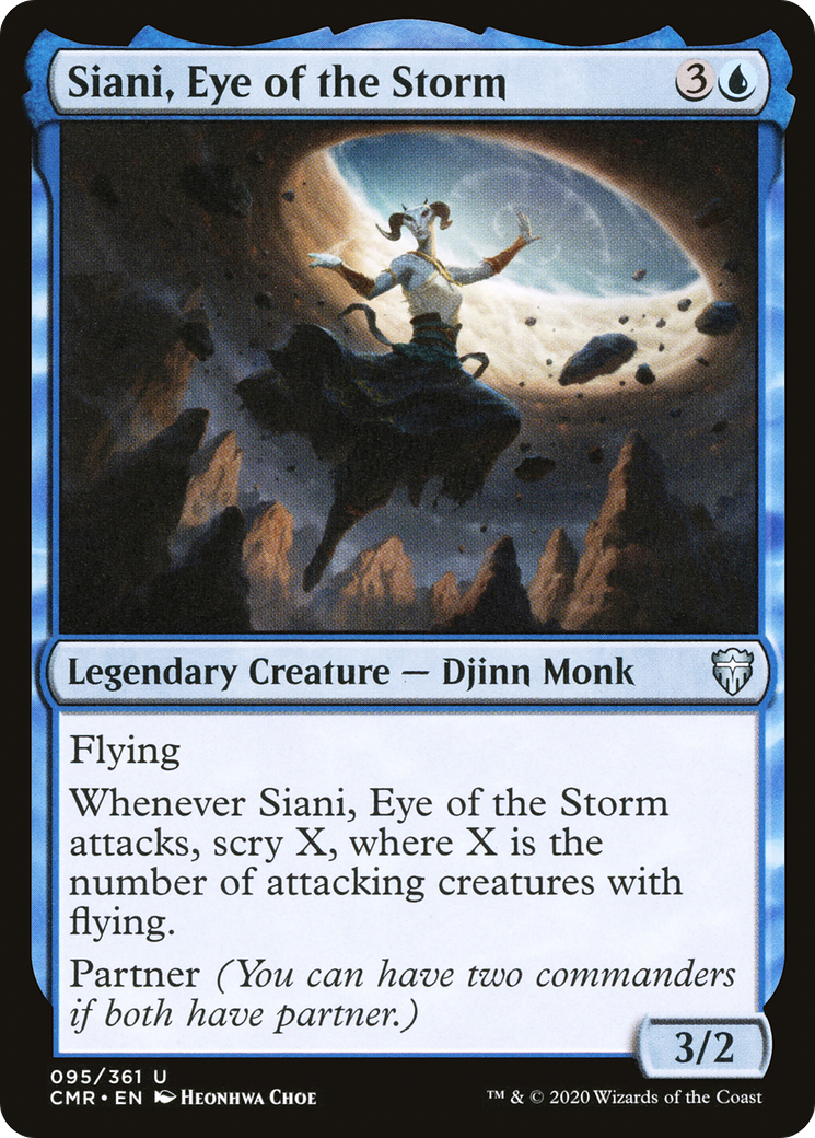 Siani, Eye of the Storm (CMR-095) [Commander Legends] MTG Single Wizards of the Coast