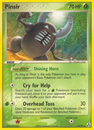 Pinsir (/92) Reverse Holofoil [EX: Legend Maker] Pokemon Single Pokémon