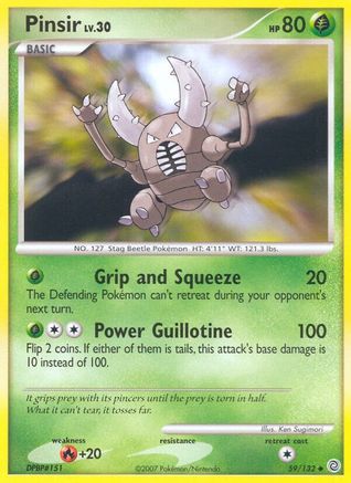 Pinsir (/132) Reverse Holofoil [DP: Secret Wonders] Pokemon Single Pokémon