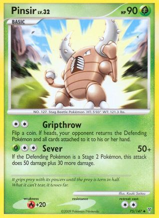 Pinsir (/147) Reverse Holofoil [Platinum: Supreme Victors] Pokemon Single Pokémon