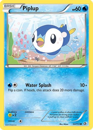 Piplup (33/113) [BW: Legendary Treasures] Pokemon Single Pokémon