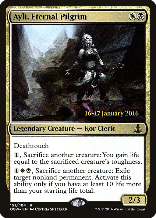 Ayli, Eternal Pilgrim (PRE-151) [Oath of the Gatewatch Promos] Foil MTG Single Wizards of the Coast