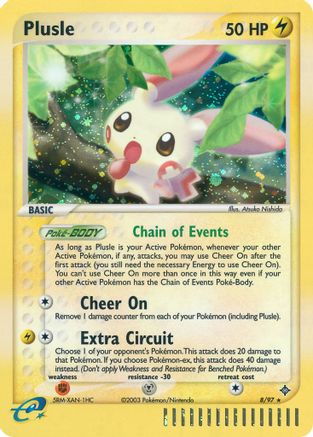Plusle (/97) Reverse Holofoil [EX: Dragon] Pokemon Single Pokémon