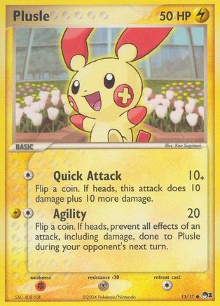 Plusle 13/17 [Promos: POP Series 1] Pokemon Single Pokémon