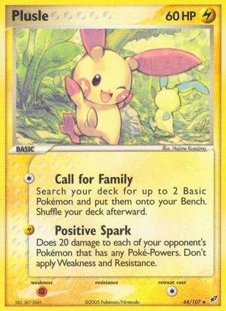 Plusle (/107) [EX: Deoxys] Pokemon Single Pokémon