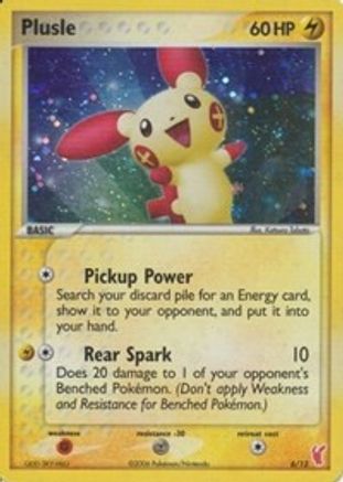 Plusle (/12) Holofoil [EX: Trainer Kit 2 Plusle & Minun] Pokemon Single Pokémon