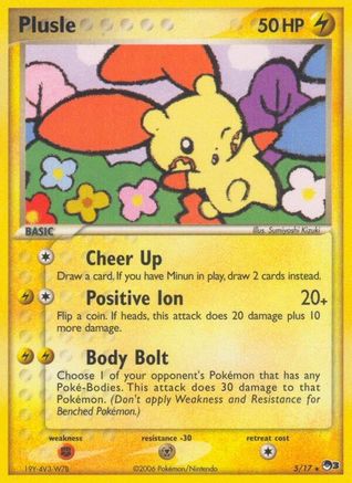 Plusle (/17) Holofoil [Promos: POP Series 3] Pokemon Single Pokémon