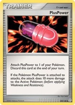 PlusPower (/130) Reverse Holofoil [DP: Base Set] Pokemon Single Pokémon